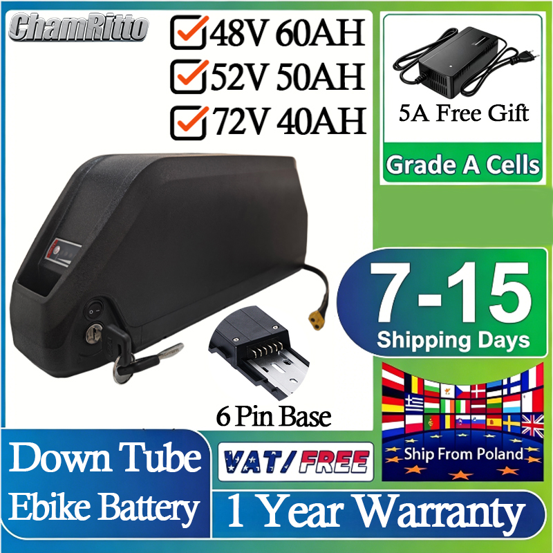 52V 50AH E-Bike Akku 21700 72V – 60V 30Ah 21700 Battery Pack Bewertung und Preis