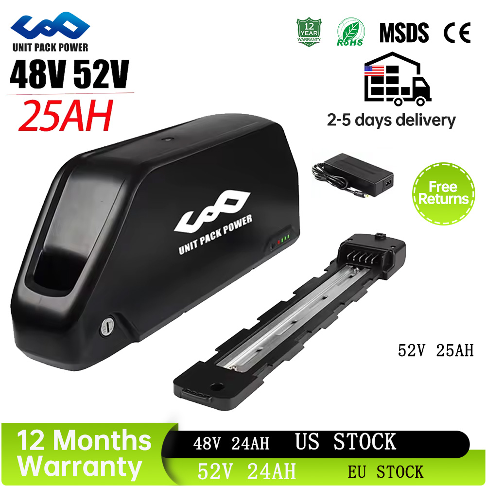 52V 25AH Downtube E-Bike-Akku  – 60V 30Ah 21700 Battery Pack Bewertung und Preis